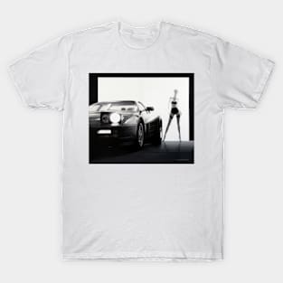 Ferrari Testarossa & Miss T-Shirt